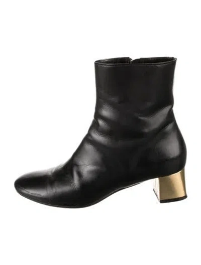 Pre-owned Marni Leather Boots In Black