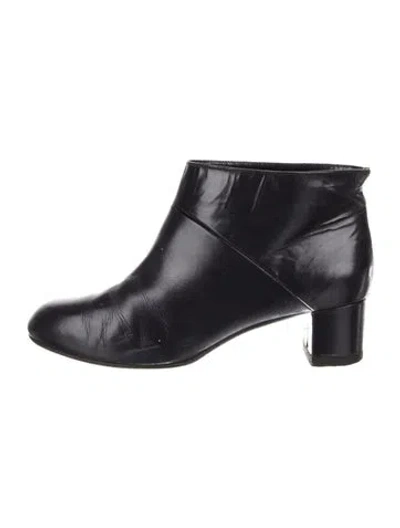 Pre-owned Marni Leather Boots In Black
