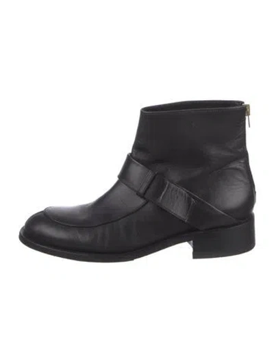 Pre-owned Marni Leather Boots In Black