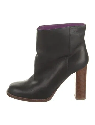 Pre-owned Marni Leather Boots In Black