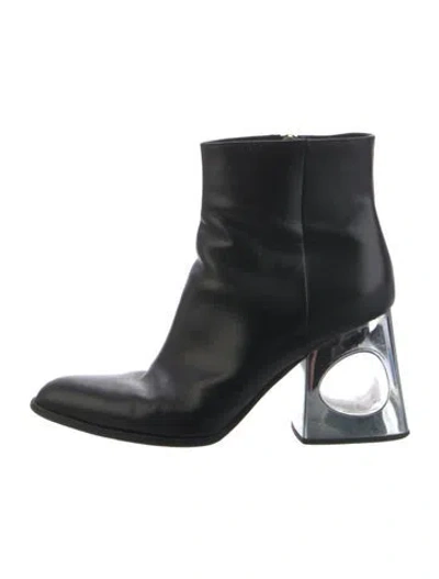 Pre-owned Marni Leather Boots In Black