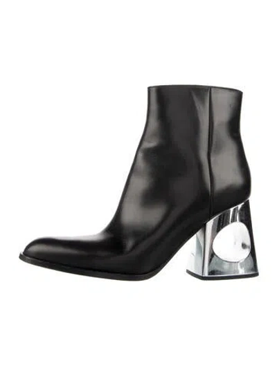 Pre-owned Marni Leather Boots In Black