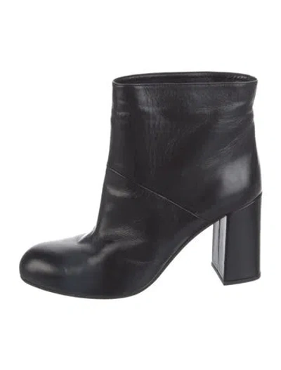 Pre-owned Marni Leather Boots In Black