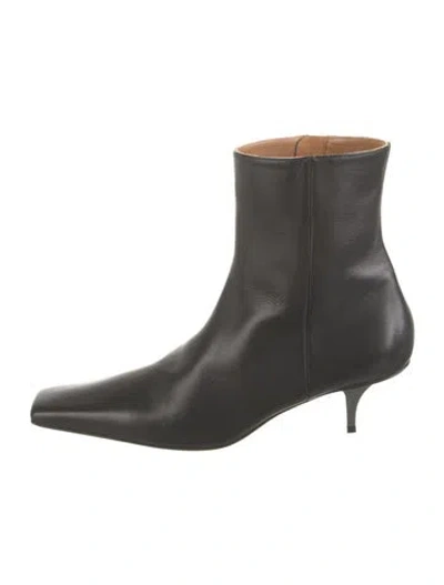 Pre-owned Marni Leather Boots In Black