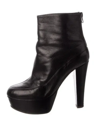 Pre-owned Marni Leather Boots In Black