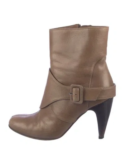Pre-owned Marni Leather Boots In Brown