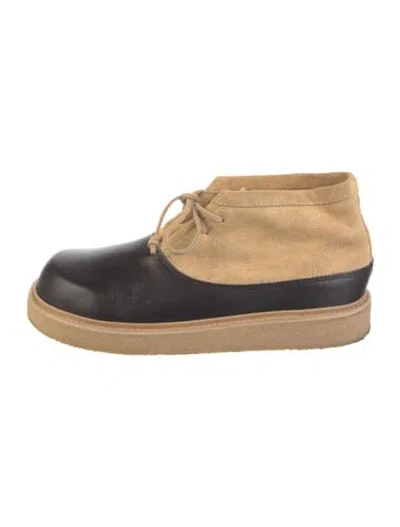 Pre-owned Marni Leather Boots In Green