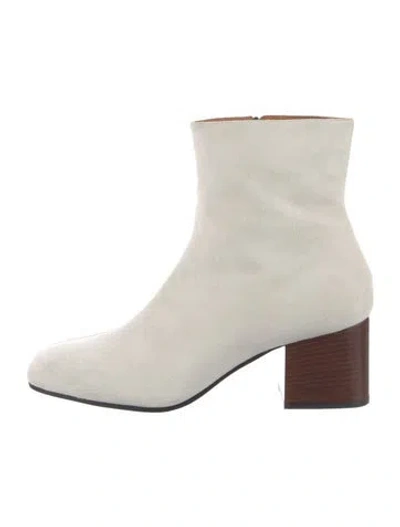 Pre-owned Marni Leather Boots In White