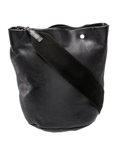 Pre-owned Marni Leather Bucket Bag In Black