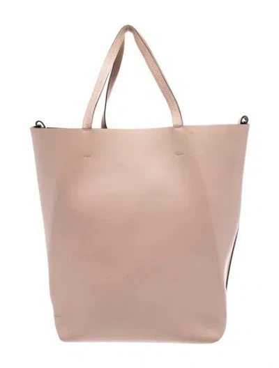 Pre-owned Marni Leather Bucket Bag In Neutrals/pink