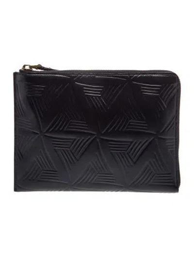 Pre-owned Marni Leather Clutch In Black