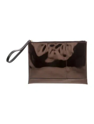 Pre-owned Marni Leather Clutch In Brown