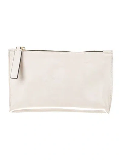 Pre-owned Marni Leather Clutch In Neutral