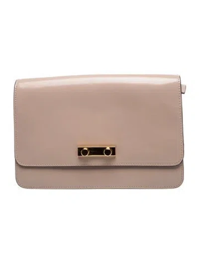 Pre-owned Marni Leather Clutch In Neutrals
