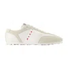 Marni Lily White Light Grey Leather Sneakers In White