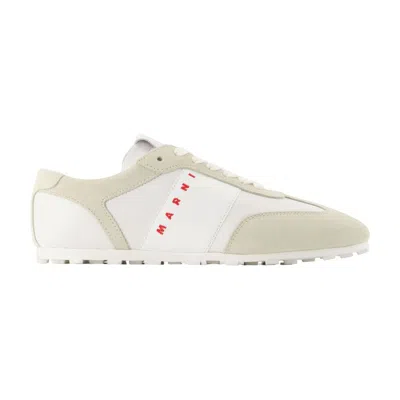 MARNI MARNI LEATHER COLORBLOCK SNEAKER