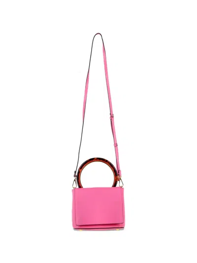 Pre-owned Marni Leather Cross Body Bag In Pink