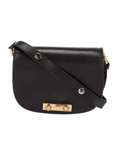 Pre-owned Marni Leather Crossbody Bag In Black