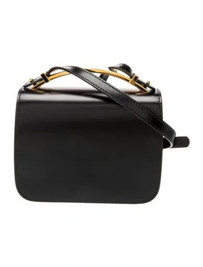 Pre-owned Marni Leather Crossbody Bag In Black