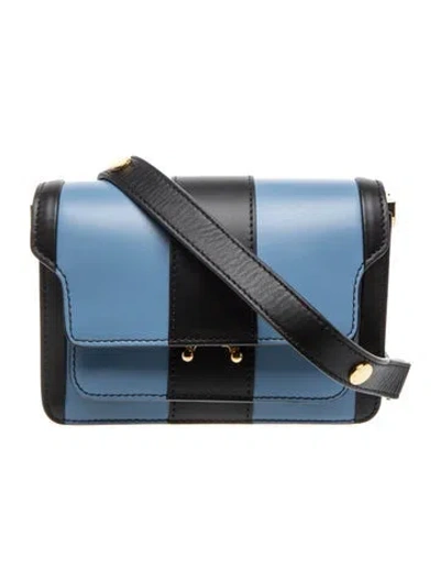 Pre-owned Marni Leather Crossbody Bag In Blue