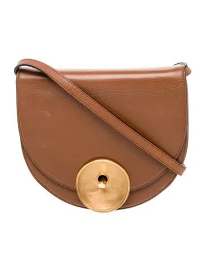 Pre-owned Marni Leather Crossbody Bag In Brown