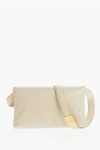 Marni Leather Crossbody Bag With Golden Details
