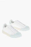Marni Leather Dada Bumper Lace-up Sneakers In White