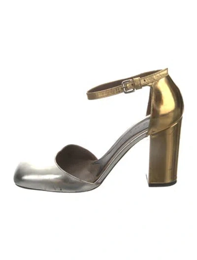 Pre-owned Marni Leather D'orsay Pumps In Multi