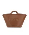 Marni Small Tropicalia Top Handle Bag In Brown