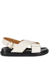 Marni Fussbet Sandal In White