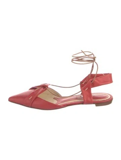Pre-owned Marni Leather Flats In Multi