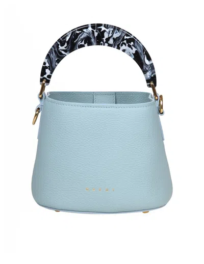 Marni Leather Handbag In Blue