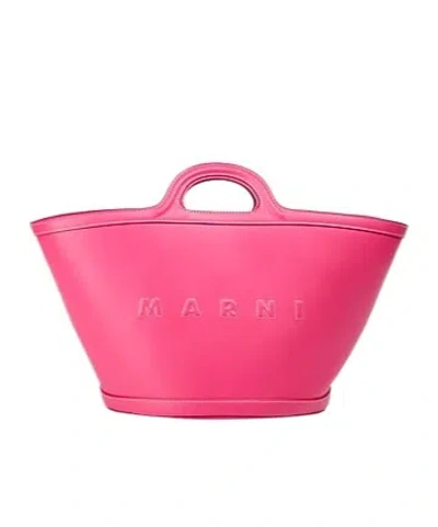Marni Leather Handbag In Pink