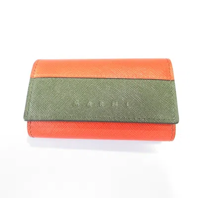 Pre-owned Marni Leather Keycase ()