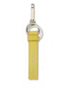Marni Leather Keyring In Yellow