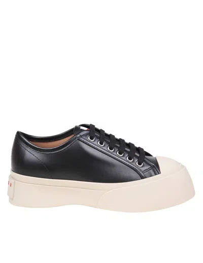 MARNI MARNI LEATHER LACE-UP SNEAKERS