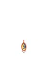 Marni Men's Key Ring With Logo Patch In Orange