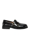 Marni Leather Slip-on Shoes In Black