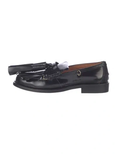 Pre-owned Marni Leather Loafers In Black