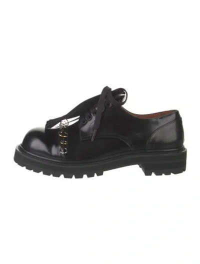 Pre-owned Marni Leather Loafers In Black