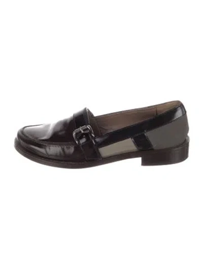 Pre-owned Marni Leather Loafers In Brown