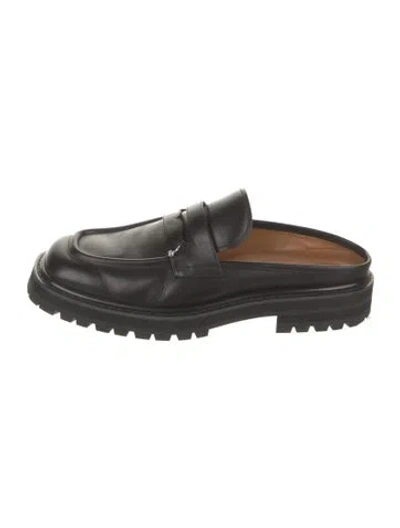 Pre-owned Marni Leather Loafers In Green