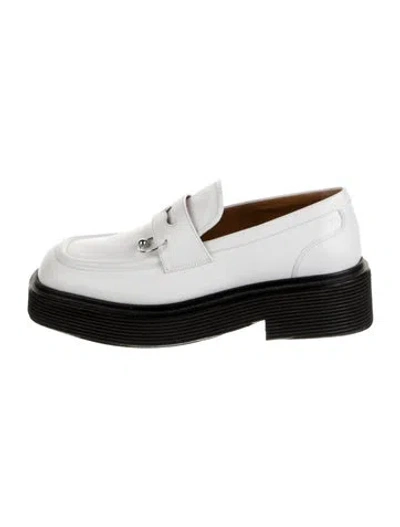Pre-owned Marni Leather Loafers In Multi
