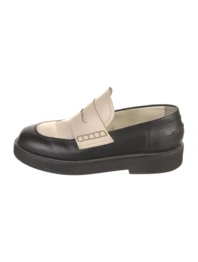 Pre-owned Marni Leather Loafers In Multicolor