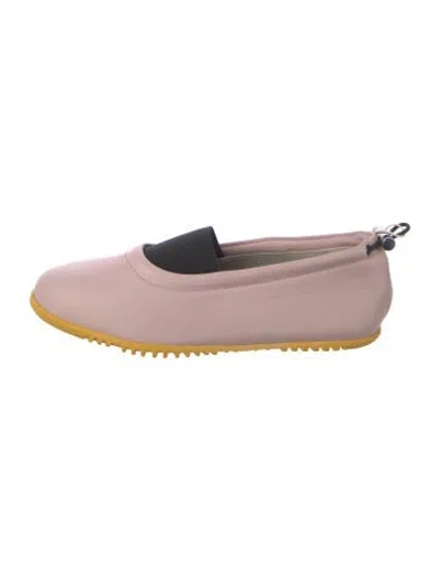 Pre-owned Marni Leather Loafers In Pink
