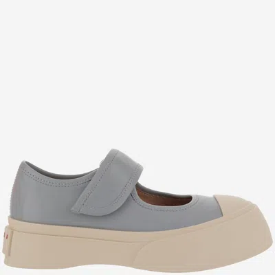 Marni Mary Jane Sneaker In Grey