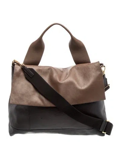 Pre-owned Marni Leather Messenger Bag In Multi