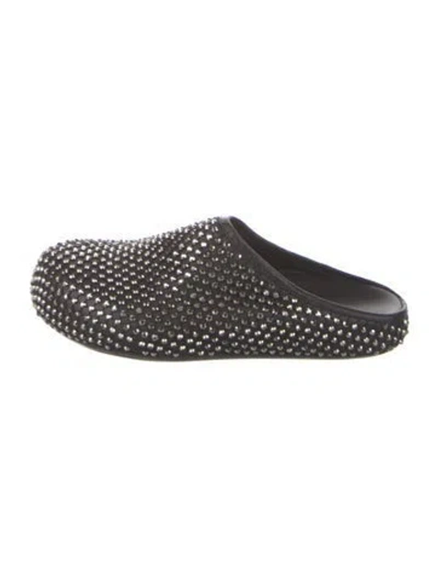 Pre-owned Marni Leather Mules In Black