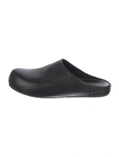 Pre-owned Marni Leather Mules In Black