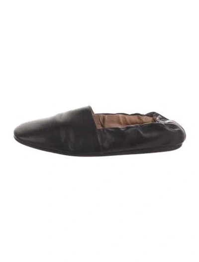 Pre-owned Marni Leather Mules In Black